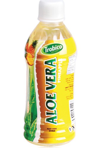 Aloe vera pineapple flavor pet bottle 350ml